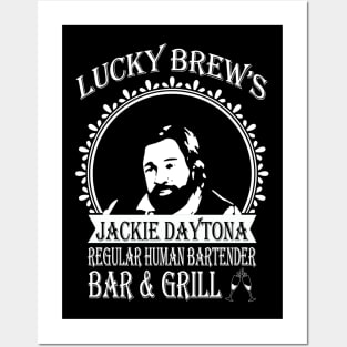 Jackie Daytona,Lucky Brew's Bar and Grill , What We Do In The Shadows Fan Posters and Art